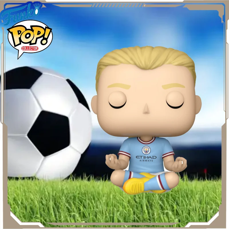 Funko POP الأصلي لكرة القدم أنيمي الشكل إيرونغ هالاند ألعاب شخصيات الحركة للبنين بنات أطفال هدية تحصيل نموذج الحلي #2