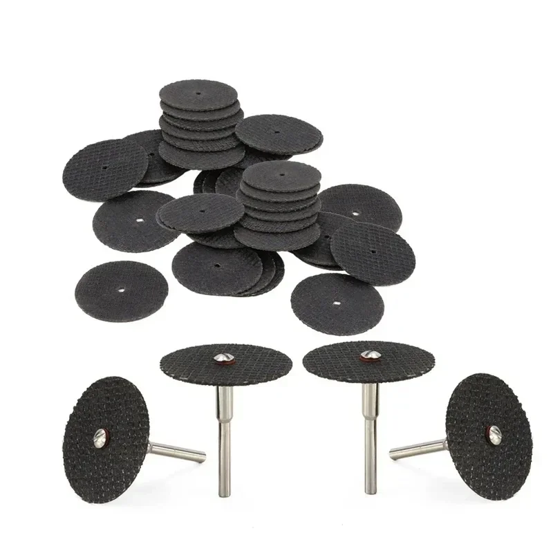 32mm Resin Cutting Discs 11/21/54pcs with Mandrels, Rotary Tool Cut-Off Wheels for Metal