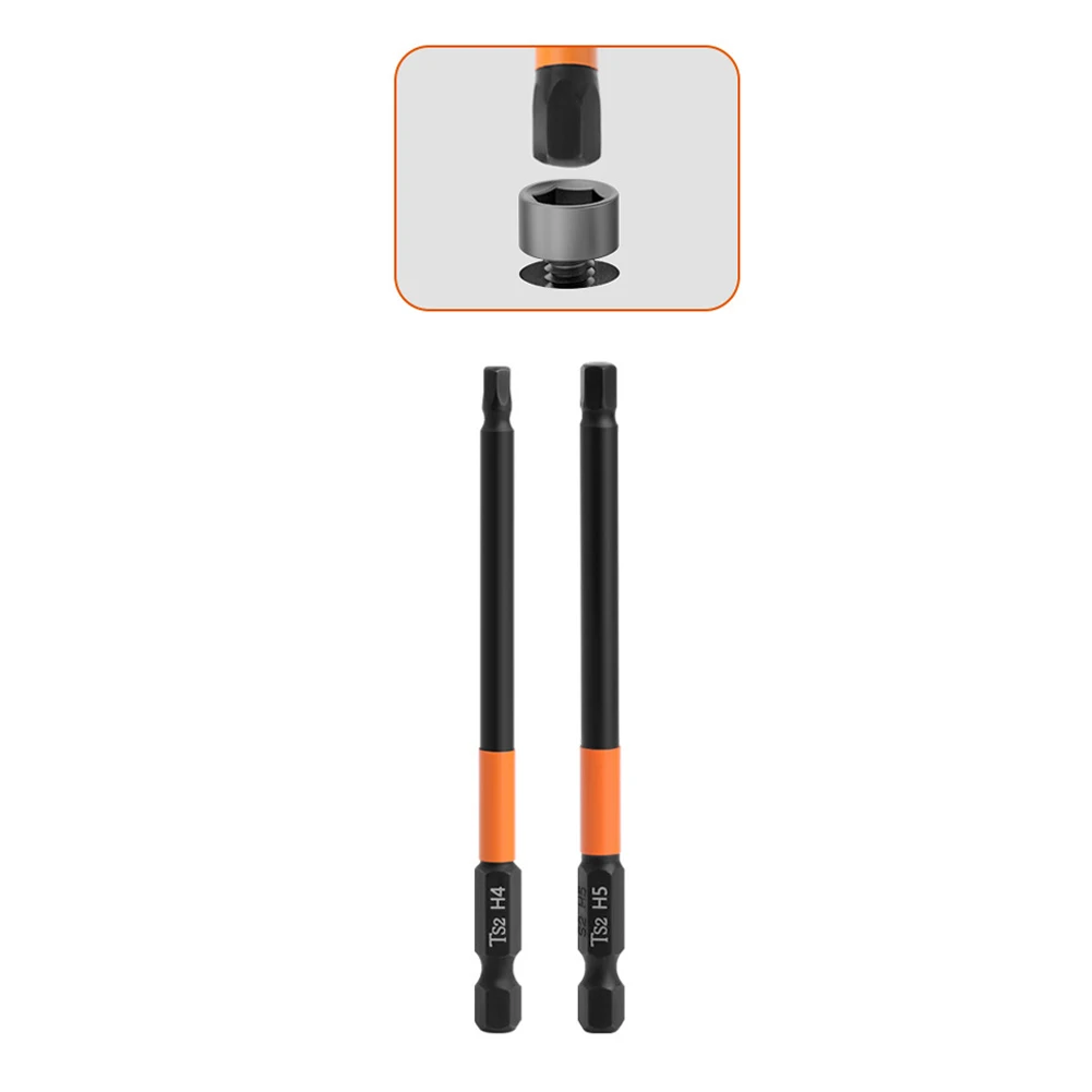 ドライバー用合金ドライバー,1ピース,六角形,100mm,クイック交換,電動ドライバー用,H2.0-H6.0