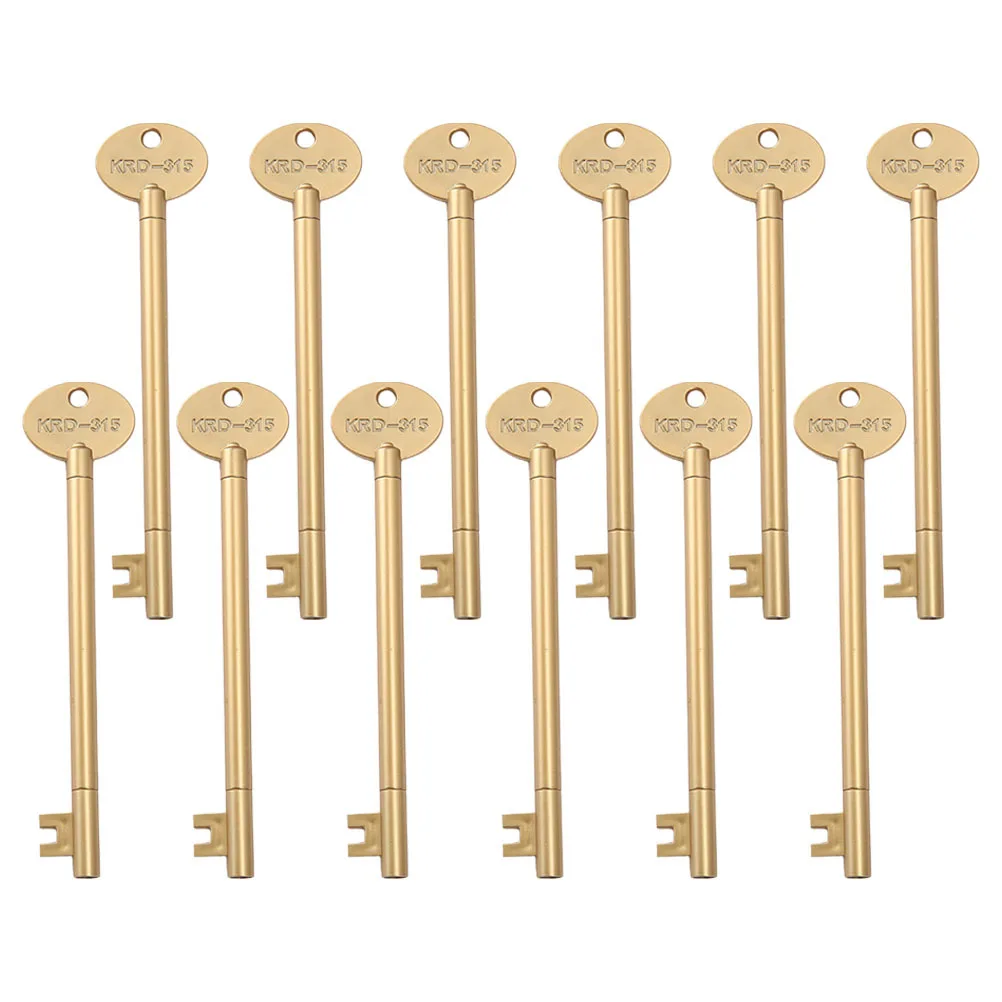 

12pcs Key Shape Gel Cute Writing Pens For Students Office Sign Pens Multipurpose Stationery Gift Smooth Portable Pen Tool