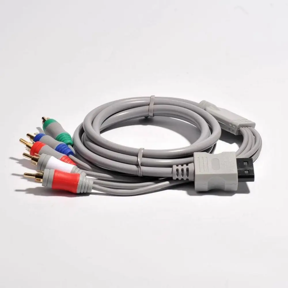

5 in 1 Wii/Wiiu Component Cable 1080P Fast Charging Wii Game Cable Universal Multifunctional Audio Video TV Connector Cable