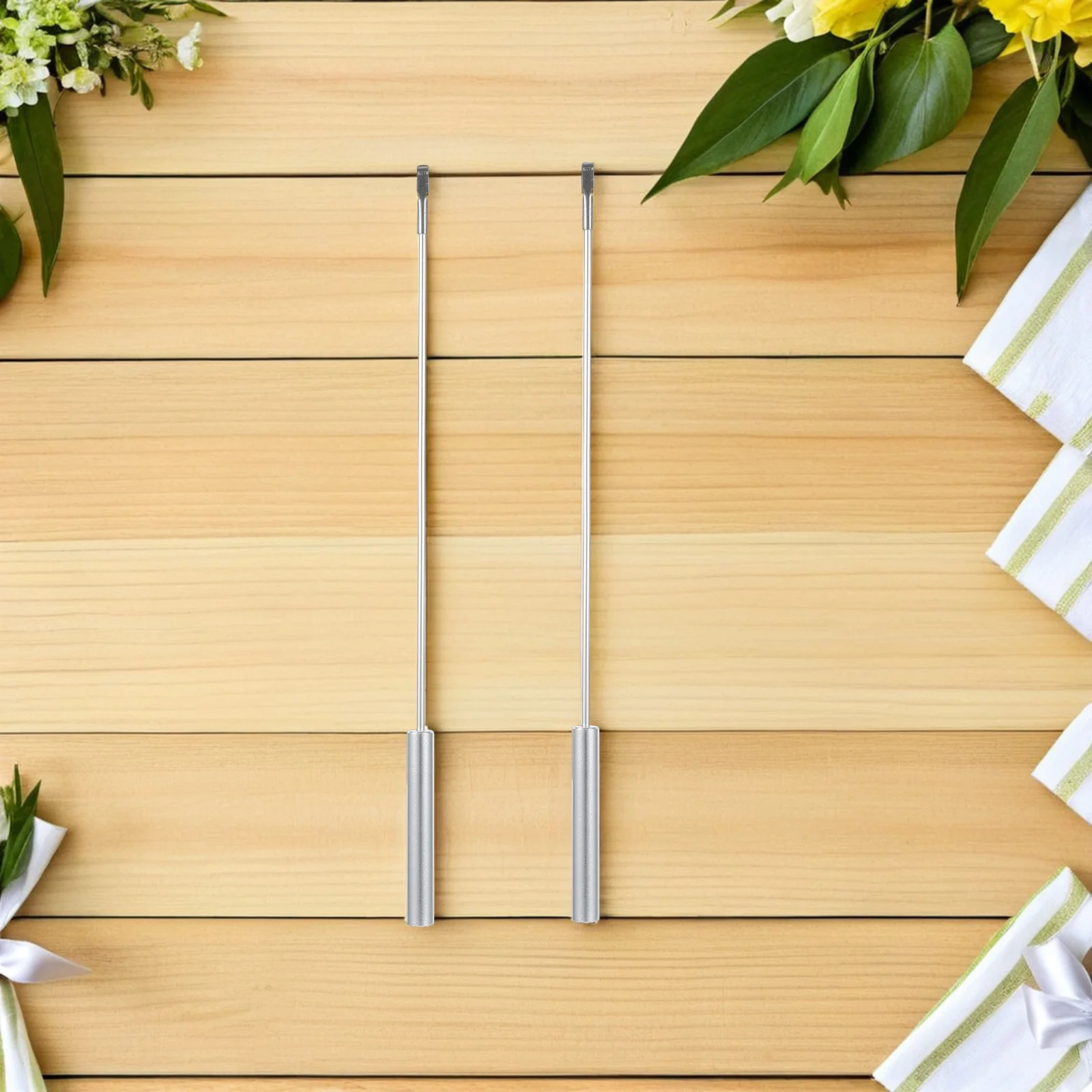 

2Pcs Metal Wall Clock Pendulum Cylinder Replacement for Quartz Clock Parts DIY Repair Tool Retro Home Decor Accessory