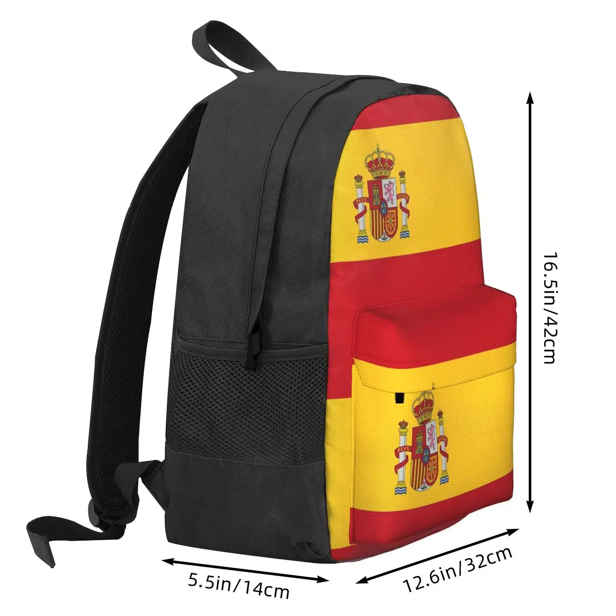 Flag Of Spain Backpacks Boys Girls Bookbag Children School Bags Cartoon Kids Rucksack Travel Rucksack Shoulder Bag