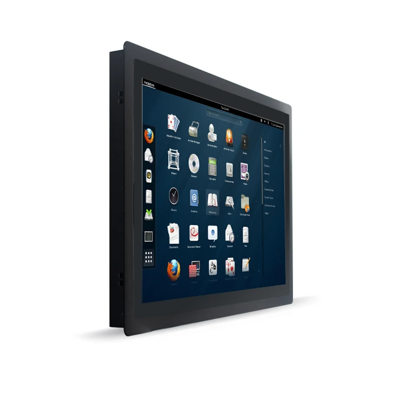 

19 Inch Wide Screen Linux HMI Control Panel Pc For Industrial