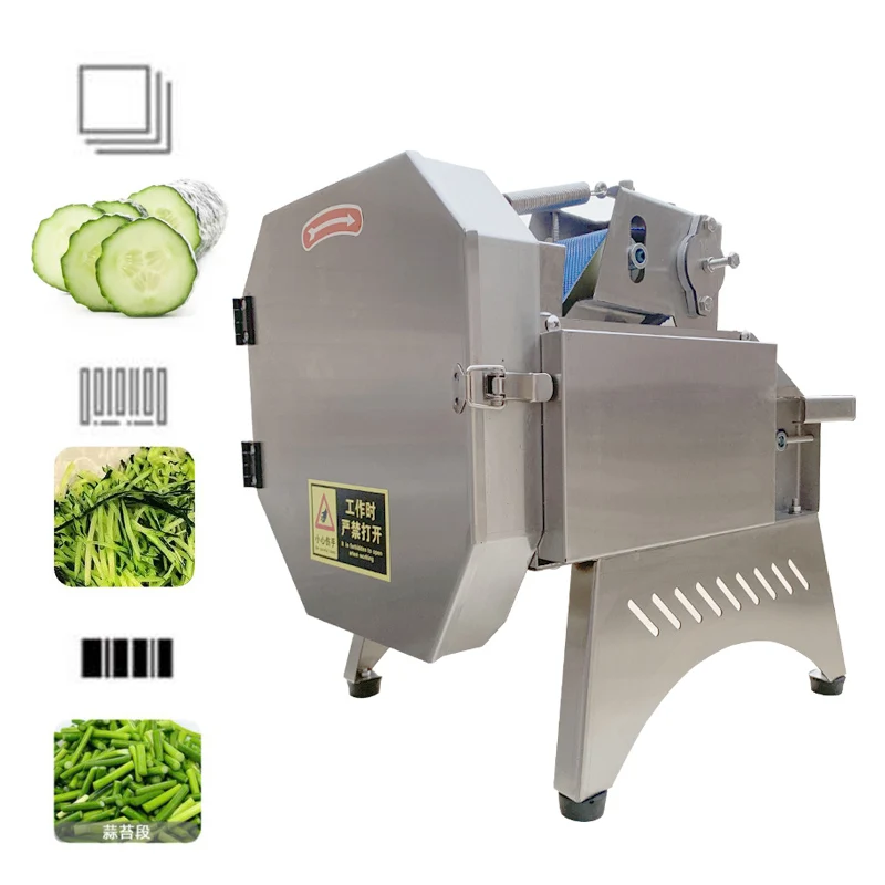 Small Vegetable Cutter Machine  Electric Scallion Chopper Vegetable Cutting Machine For Commercial Kitchen Restaurant