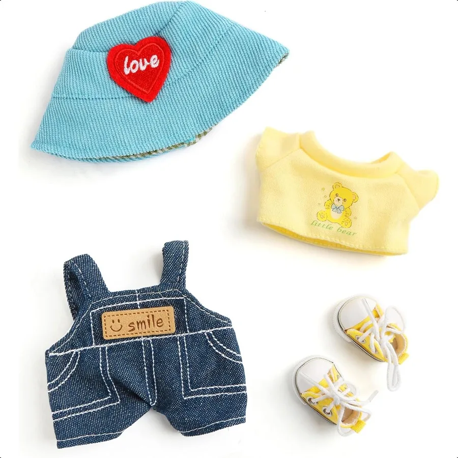 

Doll Clothes for 17cm Dolls Fashion Accories for Dr Up No Doll Blue
