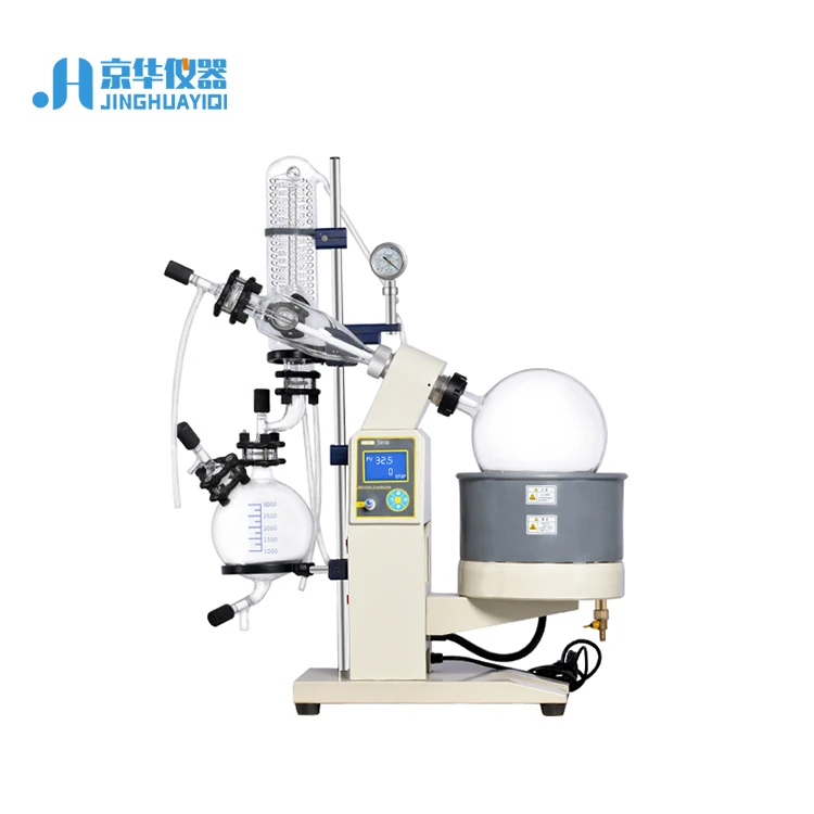 Lab 5L Small Scale Rotary Thermal Vacuum Flash Evaporator Alcohol Distiller