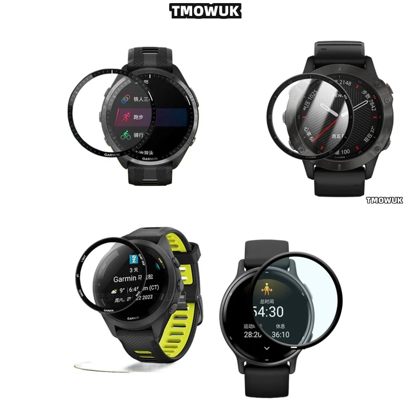 

For Garmin Forerunner 158 165 245 255 255s 265 265s Full Cover Screen Film 3D Flexible PMMA