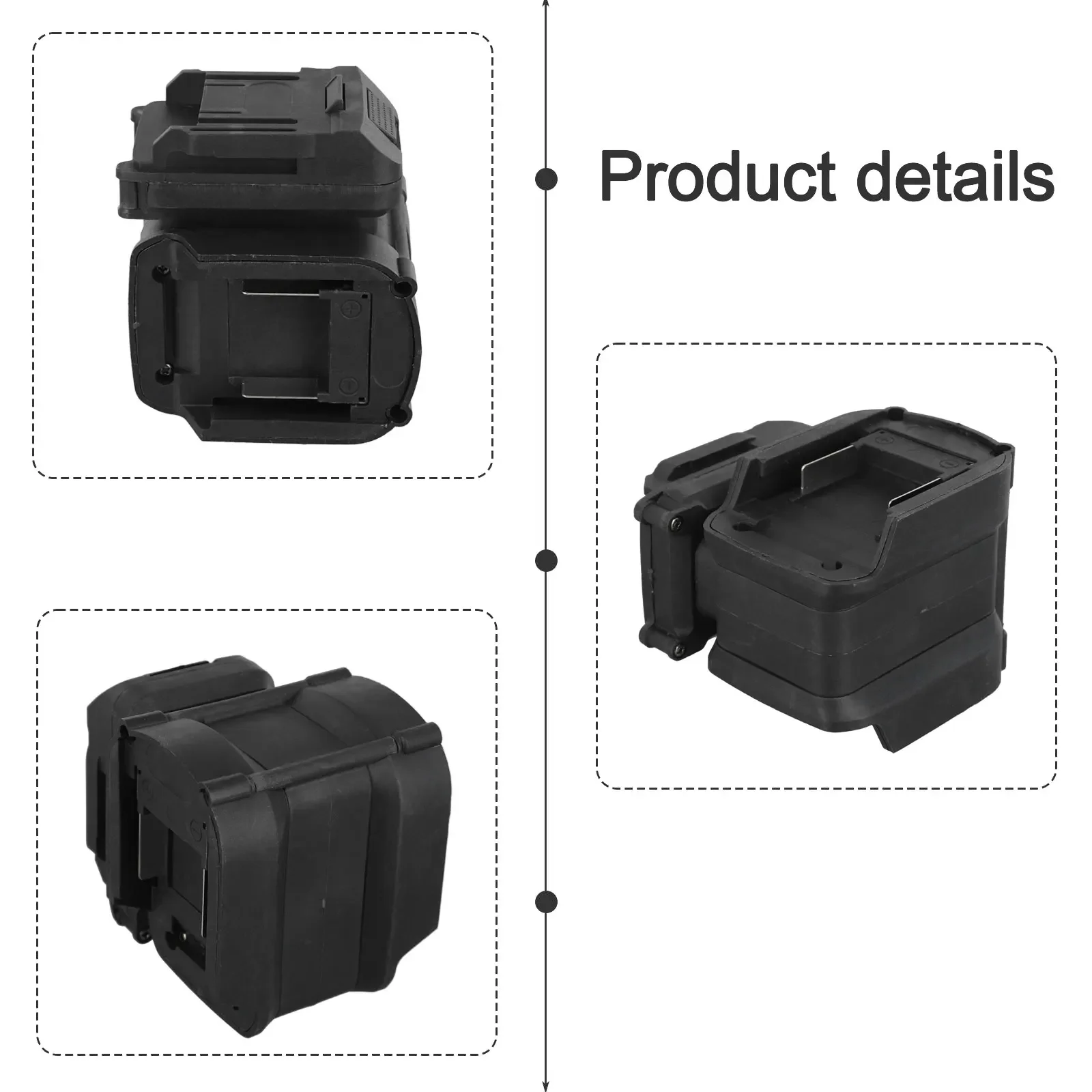 

Construction Site 2 In 1 Battery Converter 1 Piece Included Direct Charging Capability Easy To Install Locks Securely
