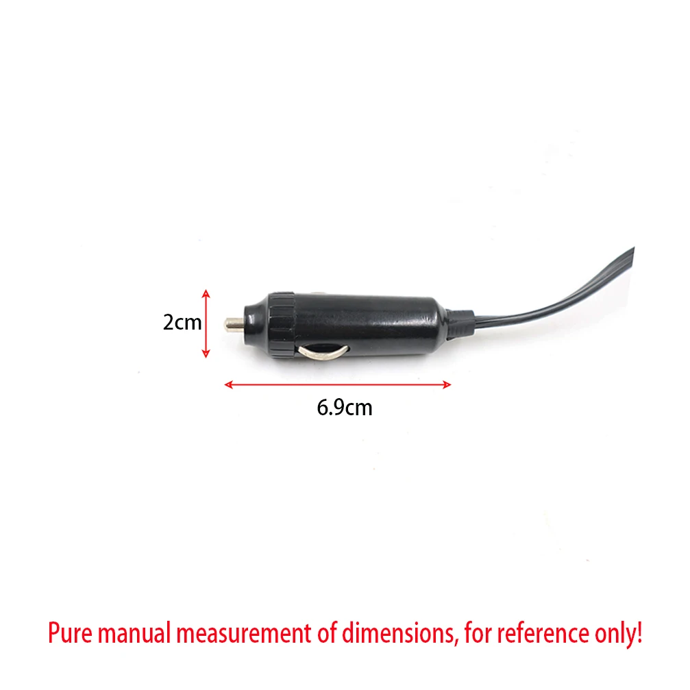 Auto voertuig sigarettenaansteker stekker netsnoer abs shell hoge temperatuur weerstand ingebouwde ul veiligheidsbuis koperlegering