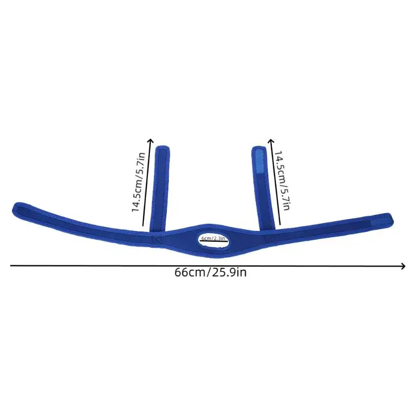 1 Stück Anti-Apnoe-Kinnband, Schlafunterstützungs-Gürtel, Neopren Anti-Schnarch-Kinnriemen, Verstellbares Schlafhilfsmittel – Detail 10