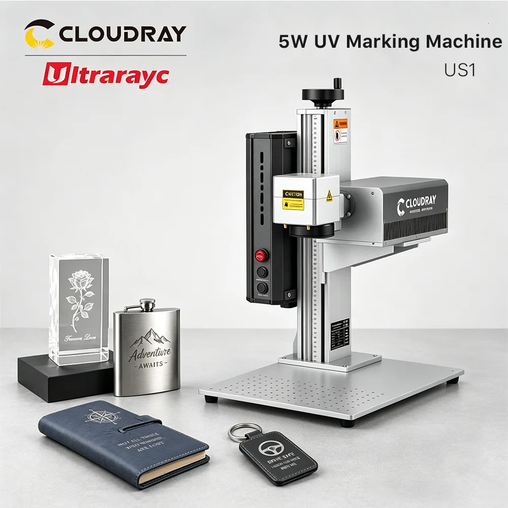 Cloudray 355nm UV 5W Laser Marking Engraver Suitable for Fine Marking Gold, Silver, Copper, Glass etc Widest Range of Materials