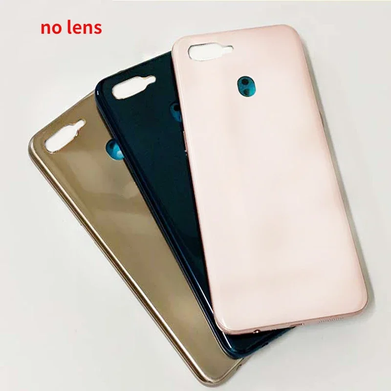 New Housing For OPPO A7 AX7 Back Battery Cover Rear Door Case Replacement repair Parts with Camera lens logo