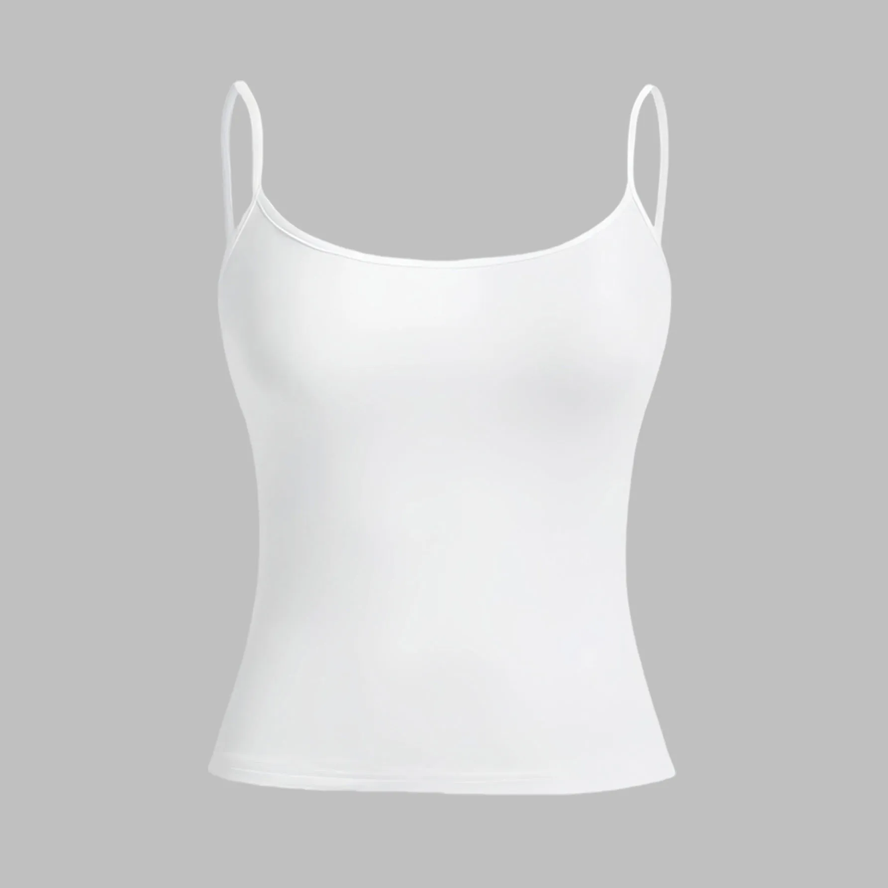 Canotta da donna nuova con cinturino slim per la moda estiva Top con cinturino senza maniche in tessuto micro elastico traspirante casual versatile