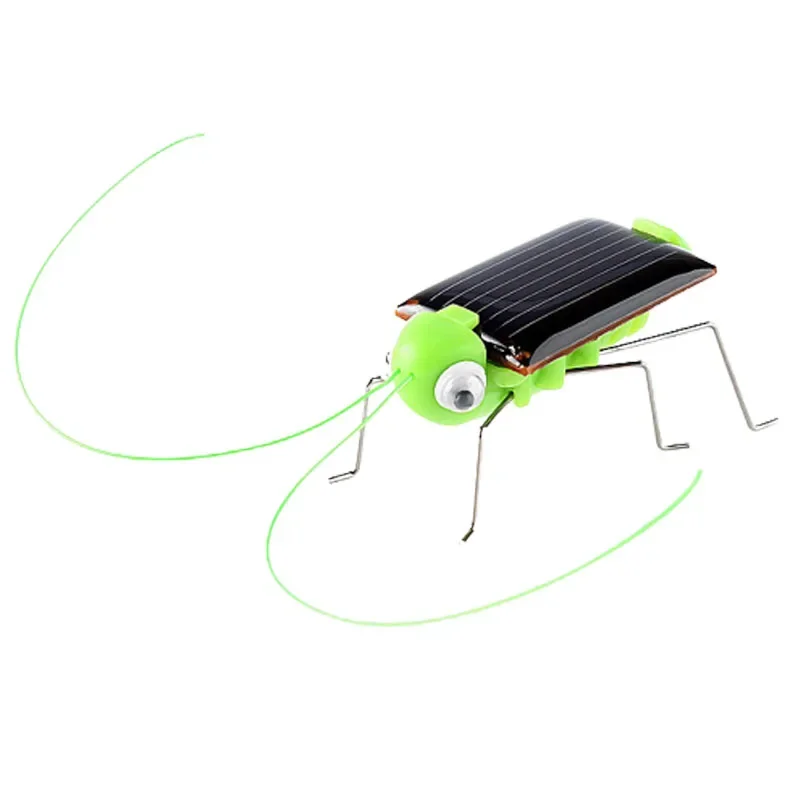 Wholesale Solar Grasshopper Insect Bug Moving Toy Lovely Funny Mini Solar Toy Insect Teaching Fun Gadget Toy Gift