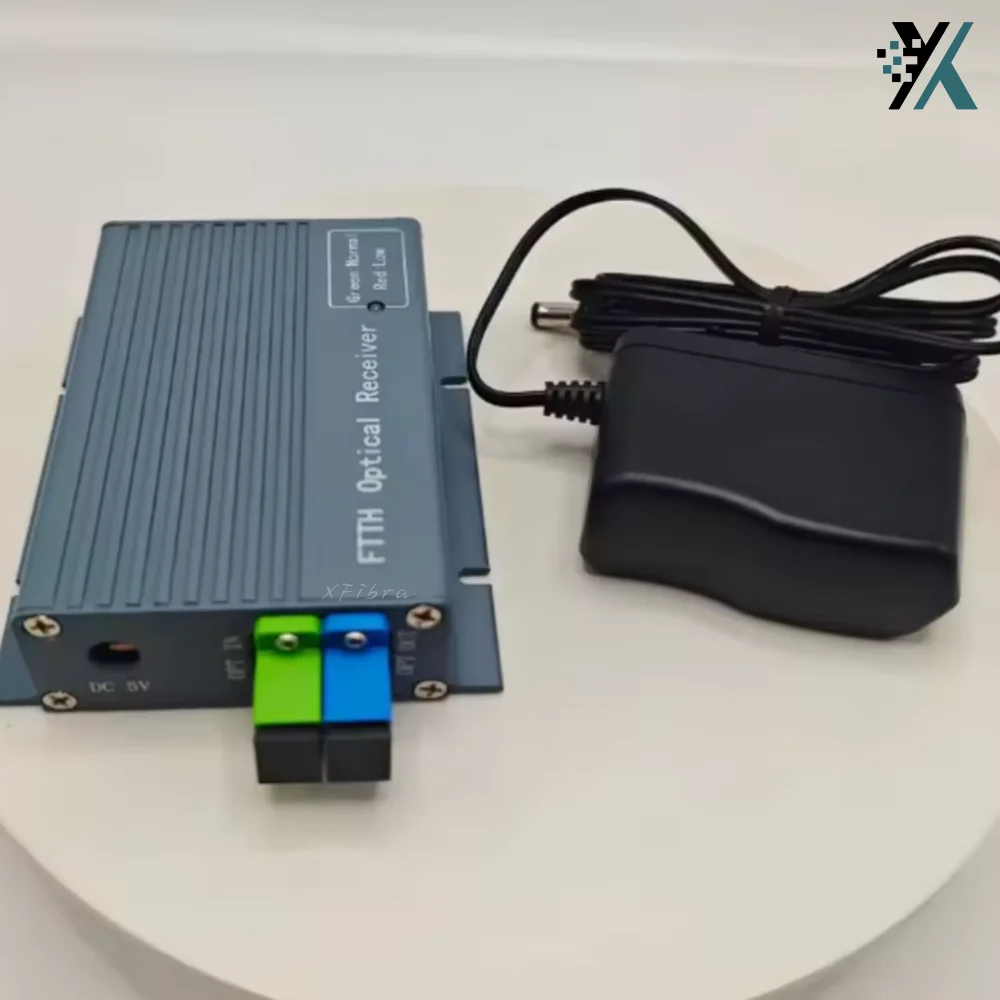 OR20A OR20M FTTH CATV Optical Receiver, 2 RF Output PON Optical Node With WDM, SC APC Duplex Connector Fiber Optic Mini Receiver