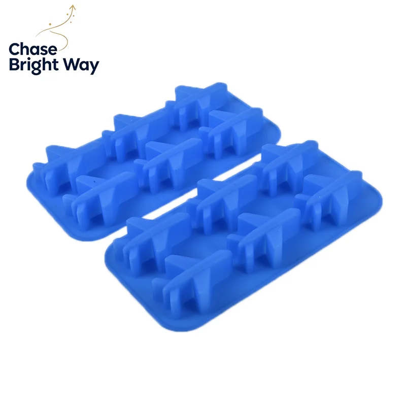 1PCS Silicone 3D Airplane-shaped Ice Ball Mold Maker Chocolate Cakes Decoratiion