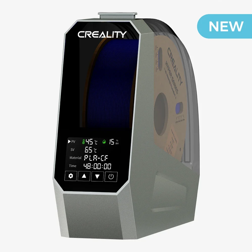 Creality 3D new Space Pi Filament Dryer Box 1KG Filament Adjustable Dehydrator 45℃-70℃ Drying Time Setting 0-48h 3D Printer Part