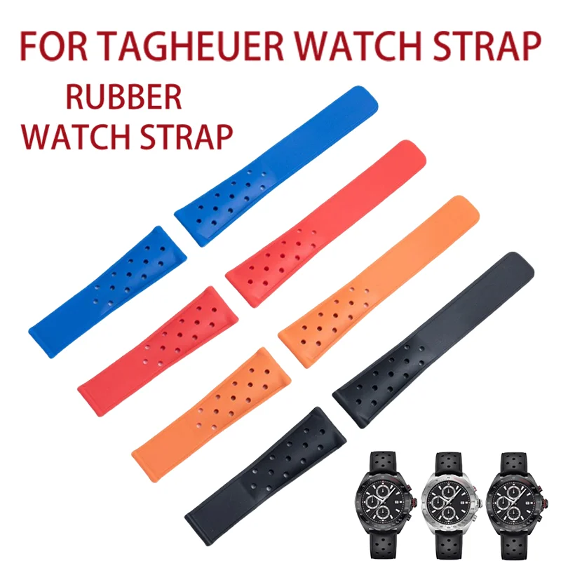 for-tag-heuer-f1-carrera-aquaracer-rubber-watch-band