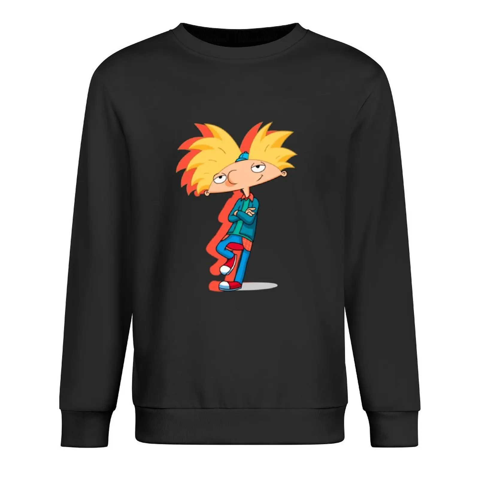 

Arnold - Hey Sticker Pullover men's sweat-shirt male clothes men's coat men's clothing new sweatshirt
