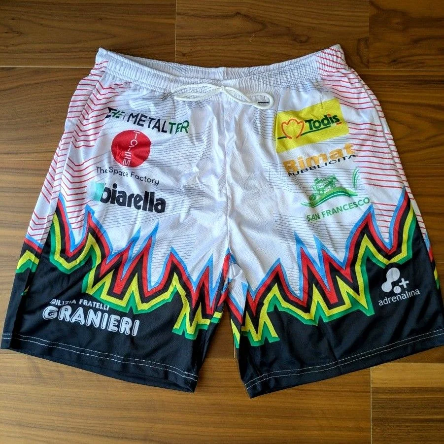 Nuevos pantalones cortos de voleibol Perugia de verano 2025, pantalones cortos informales transpirables, pantalones cortos de entrenamiento de secado rápido para niños