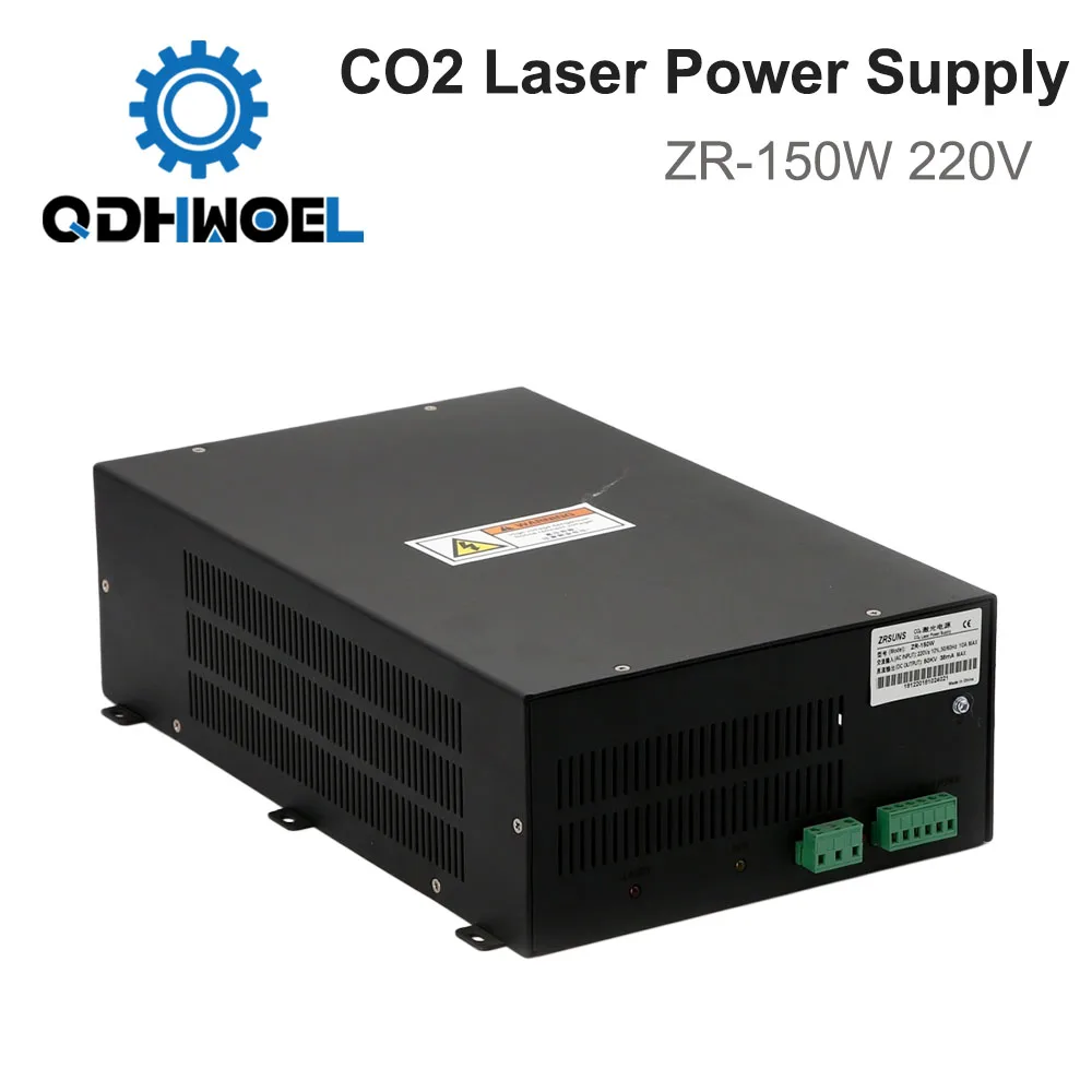 150W CO2 Laser Power Supply ZR-150W for 100W-180W Glass Tube Engraving Cutting Machine