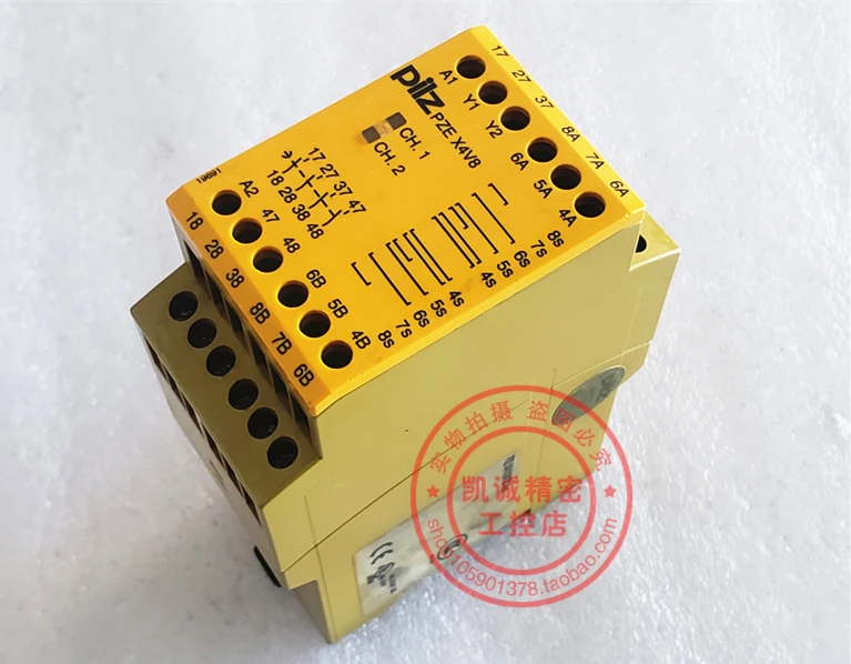 Original Pierce Pilz Safety Relay PZE X4V8 24VDC Order Number 774584 In Stock