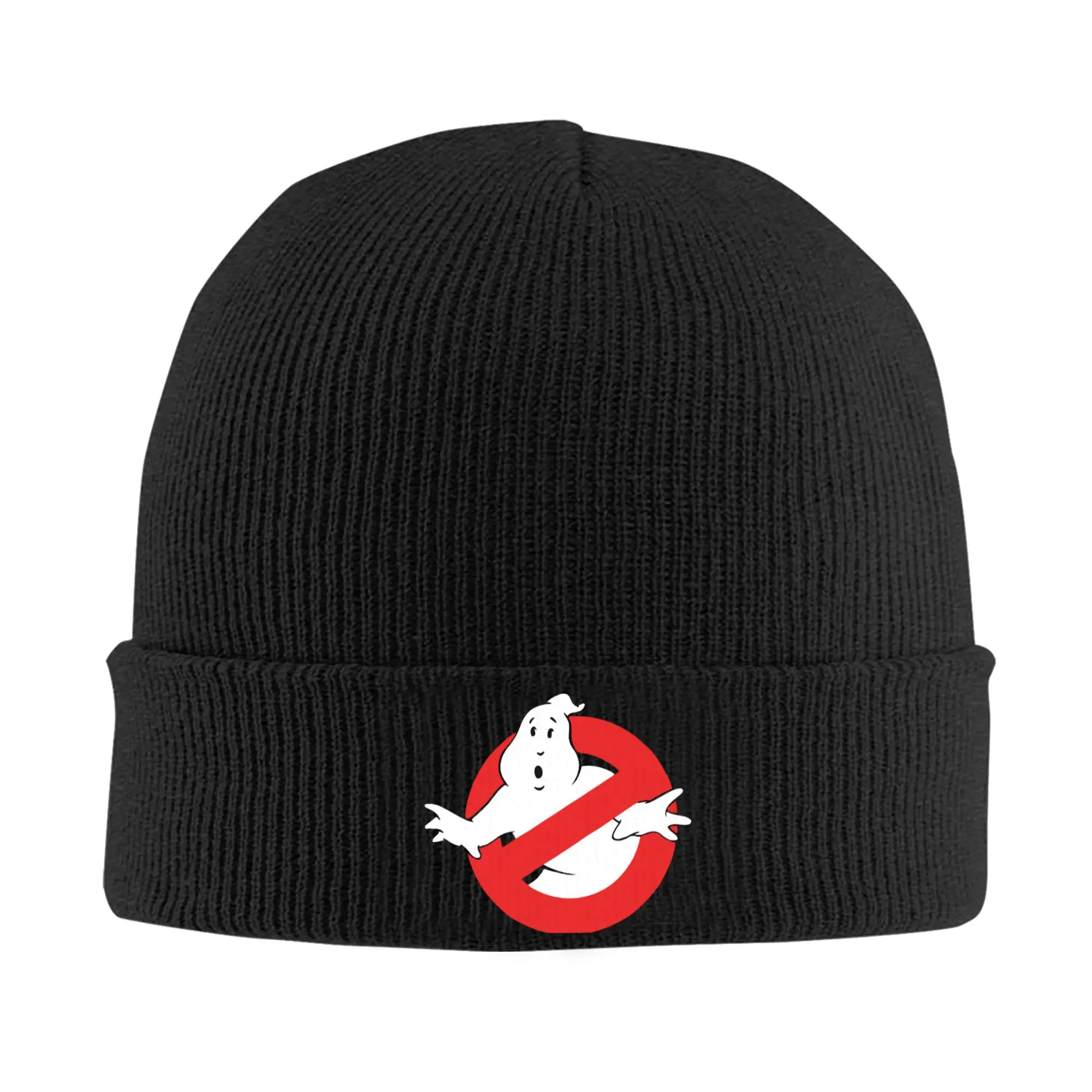 Ghosts Movie Beanie Cap Unisex Winter Warm Bonnet Femme Knitting Hat Fashion Outdoor Busters Film Halloween Skullies Beanies Cap