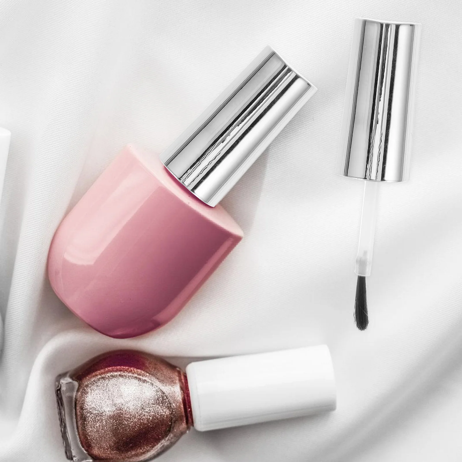 

10 шт. сменные колпачки для бутылок лака для ногтей с кистью, компактные, легкие, легко наносимые, принадлежности для маникюрного салона, колпачки для гель-лака