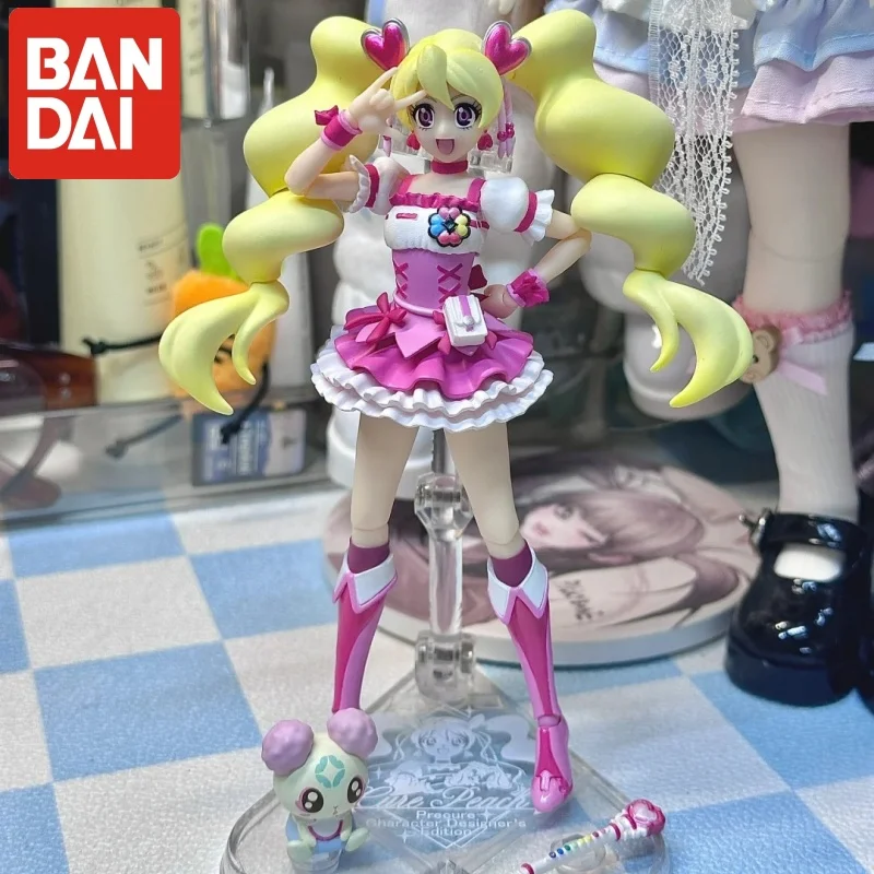

14cm Original Bandai SHF Sailor Moon Cure Peach Action Figure Kawaii Collectible Model Toy Desk Decor Ornament Brthday Gift