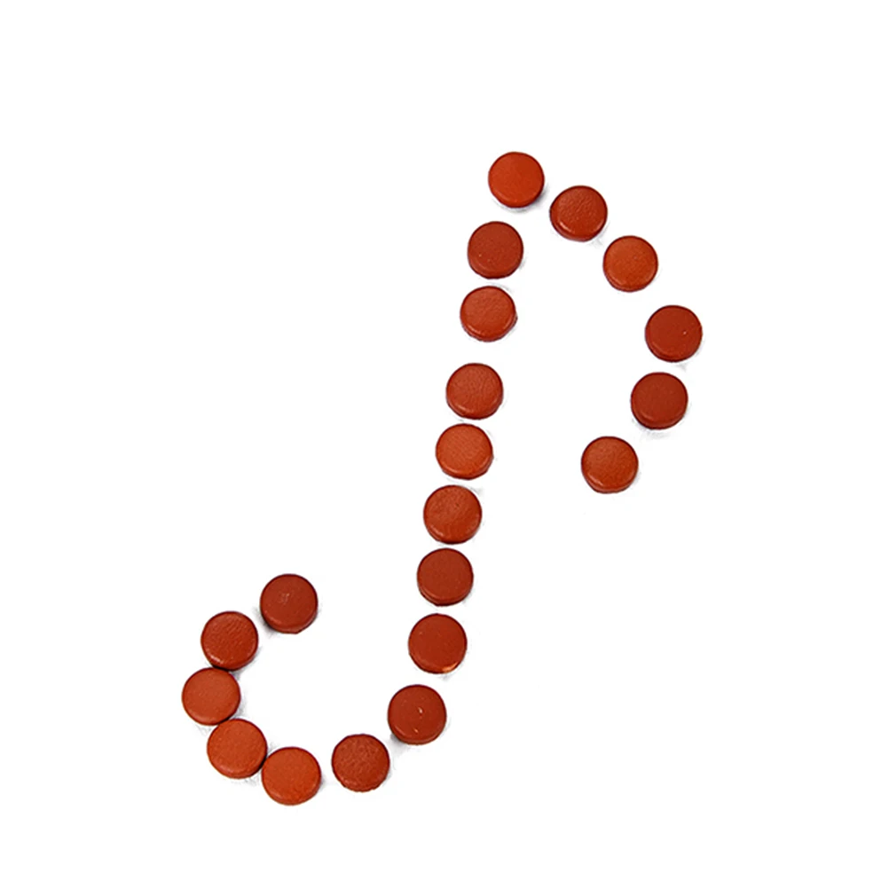 

20Pcs 9Mm Saxophone Cushion Brown Replacement Pad for Repair Mat with Cardboard Support Long Life Saxophone Pad