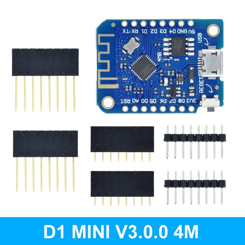 WeMos D1 Mini Pro V3.0 NodeMcu 4MB/16MB Bytes Lua WIFI Internet of Things Entwicklungsboard basierend auf ESP8266 CH340G Nodemcu V2 – Detail 3