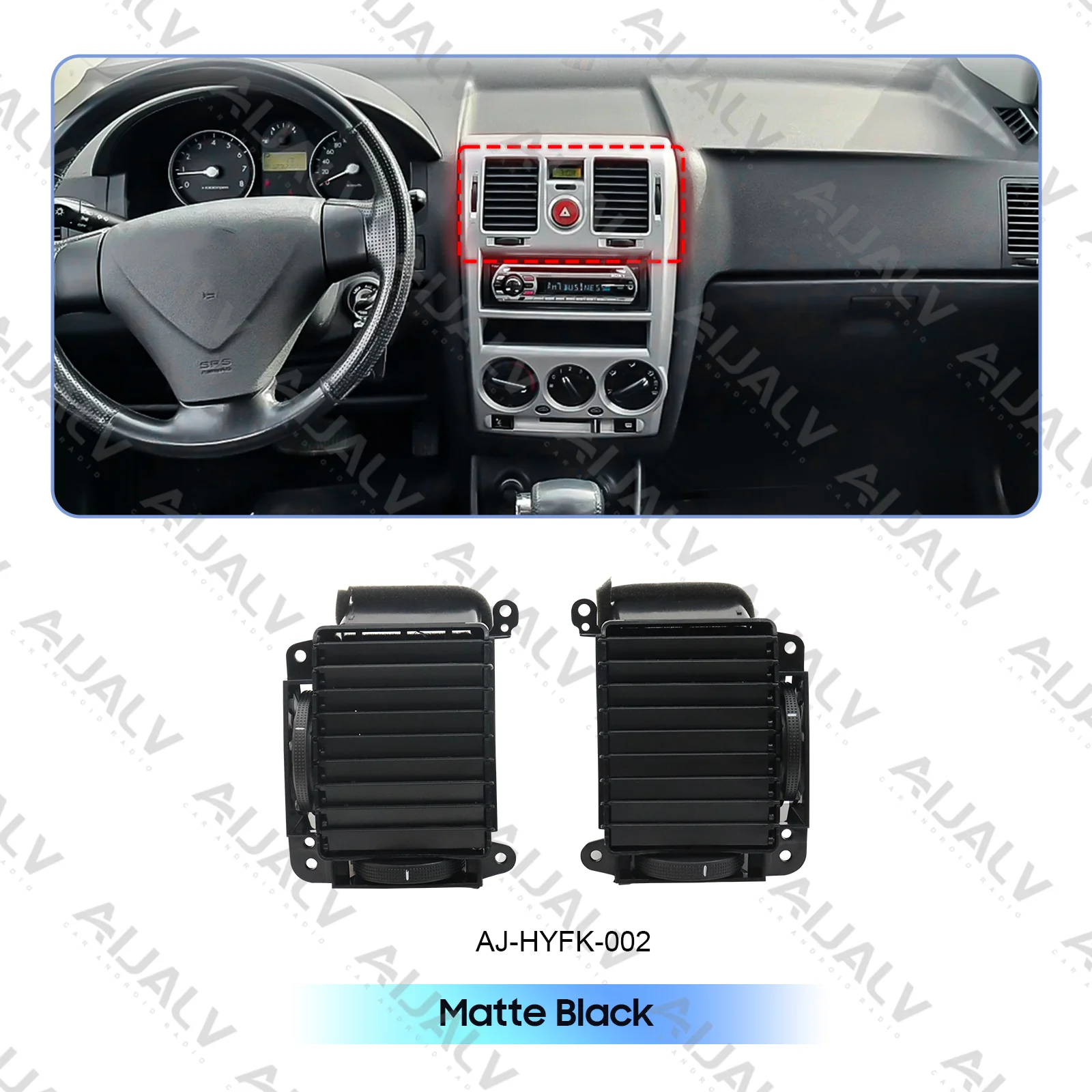 Automotive dashboard center out of trend AIR VENT GETZ 97410-1C000 LH 97420-1C000 RH for Hyundai GETZ 2005-2011