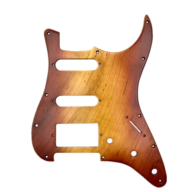 Multitudinous Electric SSH Guitar Pickguard solid wood,SSS Guitar Plate Scratch Pick Guard，Guitar parts