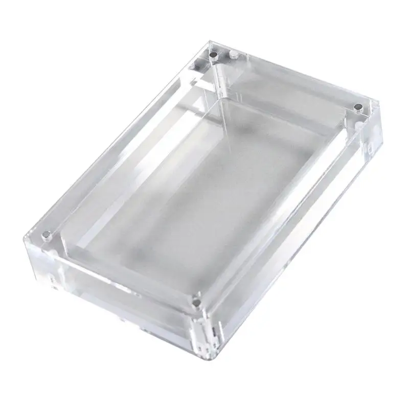 Scratch Proof Acrylic Travel Case for Analogue Pocket with Closure Elegant Display Box Safe Storage Solution