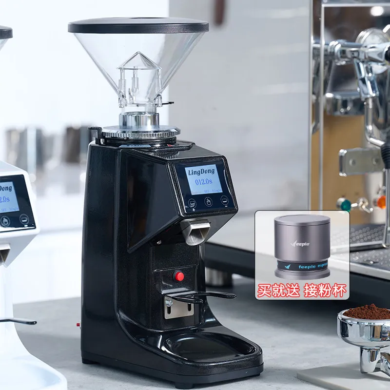 

Итальянская кофемолка, автоматическая электрическая кофемолка для кофейных зерен с функцией точного измерения порций.