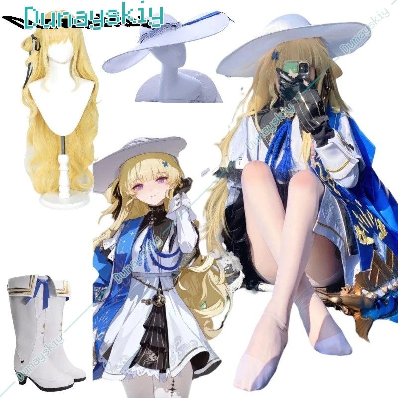 

Фиби костюмы для косплея парик Wuthering Waves женский игровой костюм носки с принтом аниме вечерние униформа Хэллоуин ролевая игра Фиби по индивидуальному заказу