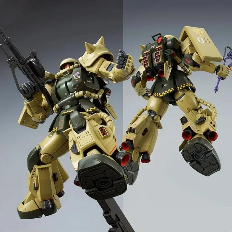 Bandai Box MG 1/100 MS-06R-1 ZAKU2 ПРИНЦИПЛИЧЕСТВА ЗЕОНА BRENISS OX'S CUSTOM Аниме Полная сборная фигурка Модель игрушки Giftkids