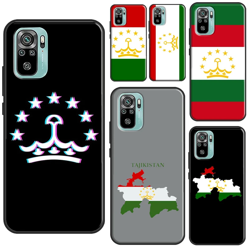 Tajikistan Flag Case For Xiaomi Redmi Note 12 Pro 8 9 10 11 Pro 9S 10S 11S 12S Redmi 12C 10C 9C 10A Cover