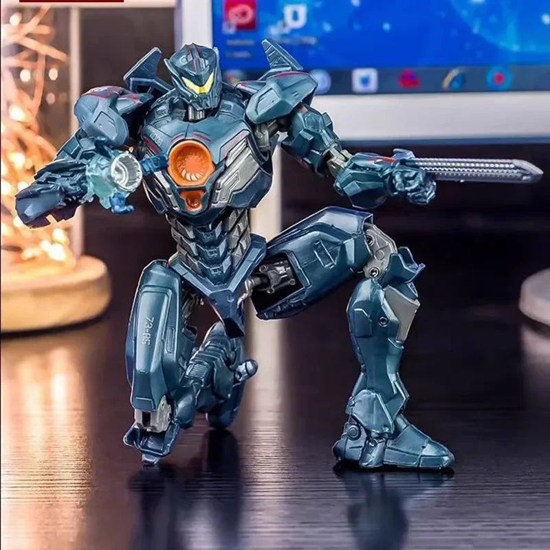 17cm Pacific Rim 2 Thunder Rises Vengeance Wanderer Mecha Figure Ornament Movable Model Toy Collection Decoration Christmas Gift