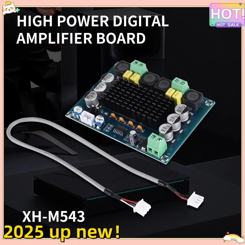 

Delicate Texture-TPA3116D2 Dual-Channel Stereo High Power Digital Audio Power Amplifier Board 2X120W XH-M543