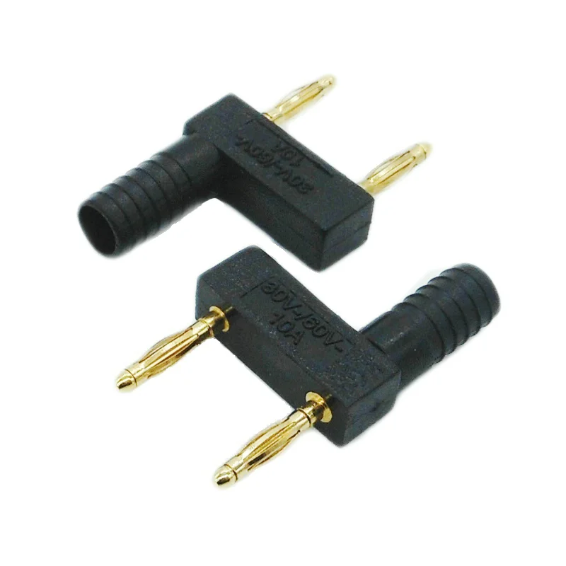 

Pure copper plated 2mm short circuit banana plug car circuit test short connector jumper 2 revolution 1 female spacing 12