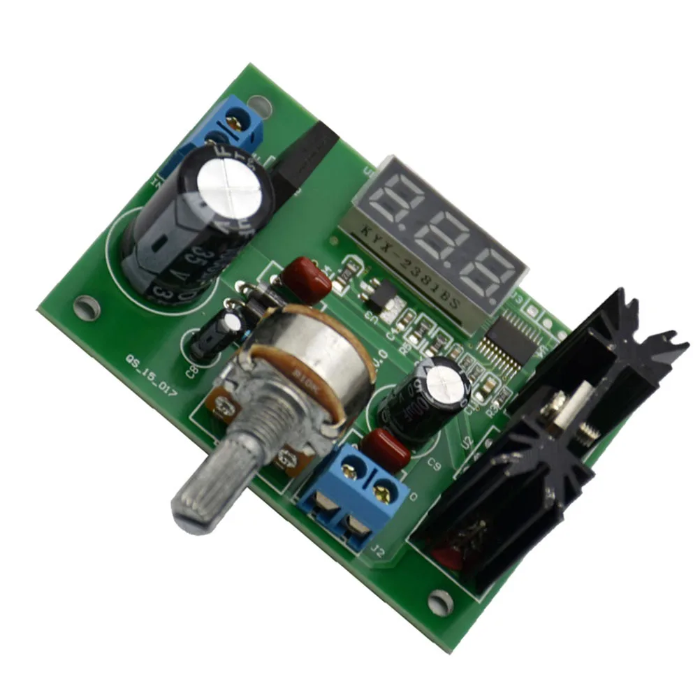 

Adjustable Voltage Regulator Module LED Display 5V 12V Digital Power Supply Module Double Potentiometer Load Protection