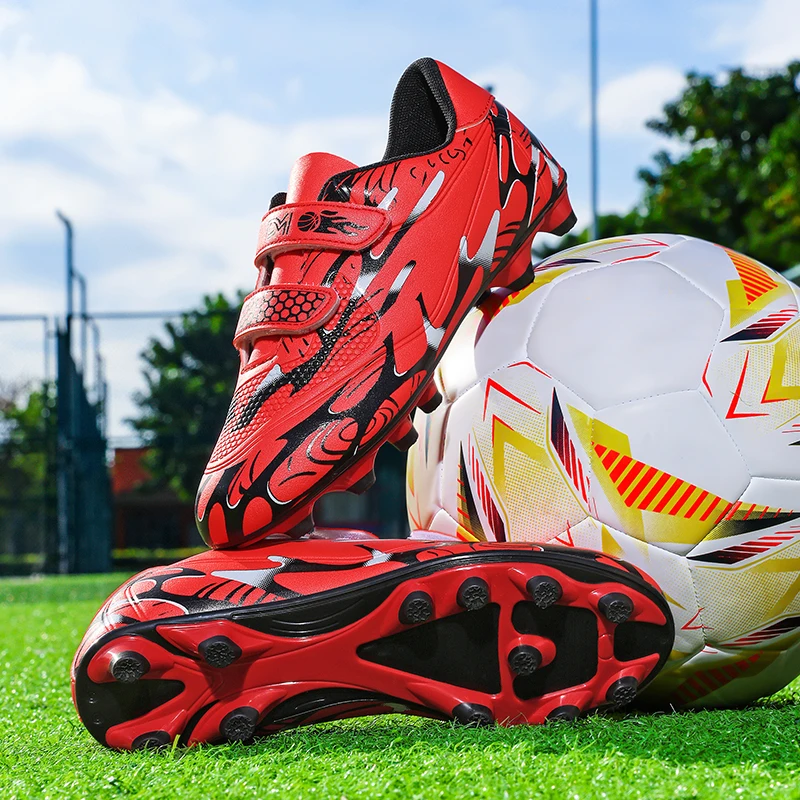Neue Männer Kinder Fußball Stiefel Ultraleicht Jungen Professionelle Fußball Schuhe Stollen Nicht-Slip Spiel Gras Training Schuhe Drop Verschiffen – Detail 18
