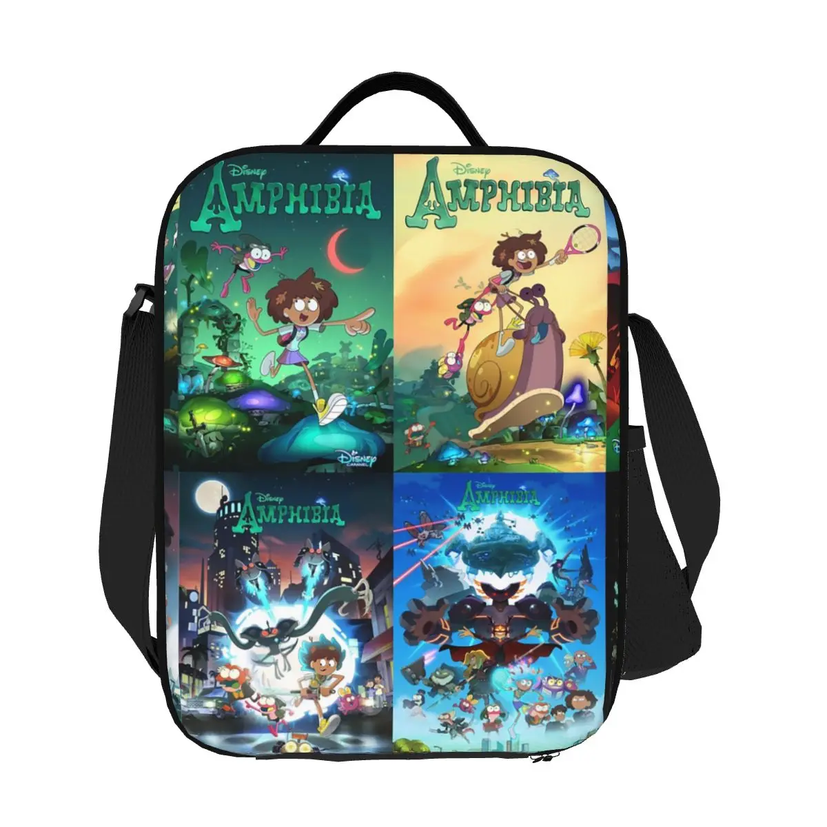 

Custom Amphibias All Season Thermal Insulated Lunch Bag Horror Comedy Cartoon Movie Portable Lunch Container Bento Food Box