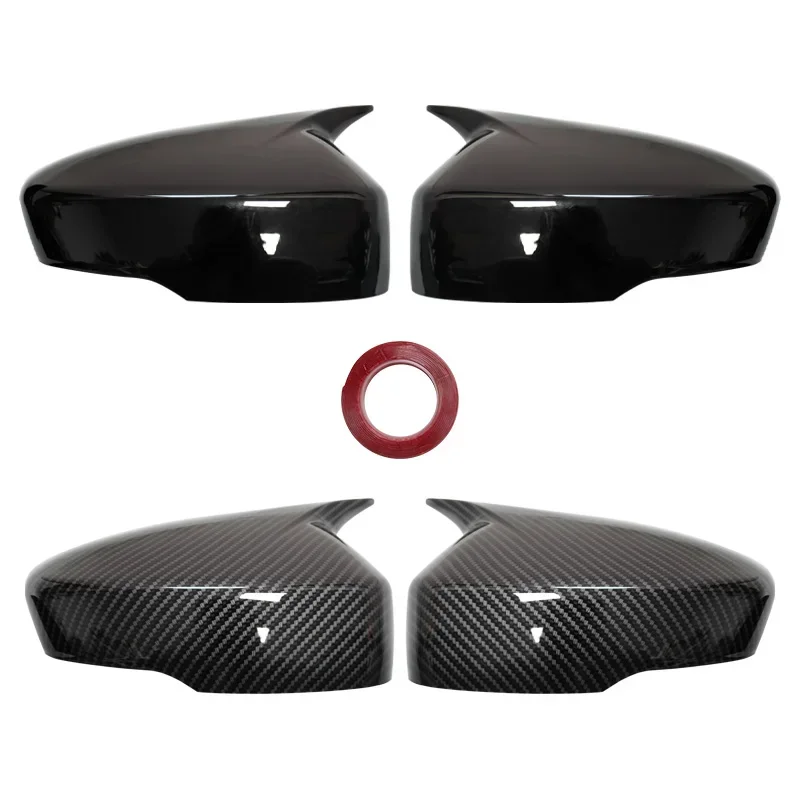 لميتسوبيشي الكسوف الصليب 2018-2023 الجانب الباب مرآة الرؤية الخلفية غطاء غطاء الكسوة قذيفة ملصق اكسسوارات السيارات التصميم جزء