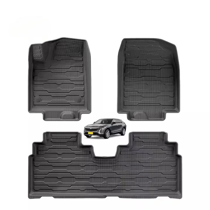 Custom Car Floor Mat for Cadillac LYRIQ 2023 for Cadillac XT5 2025 TPE 3D Car Mats Waterproof Non-slip Carpet