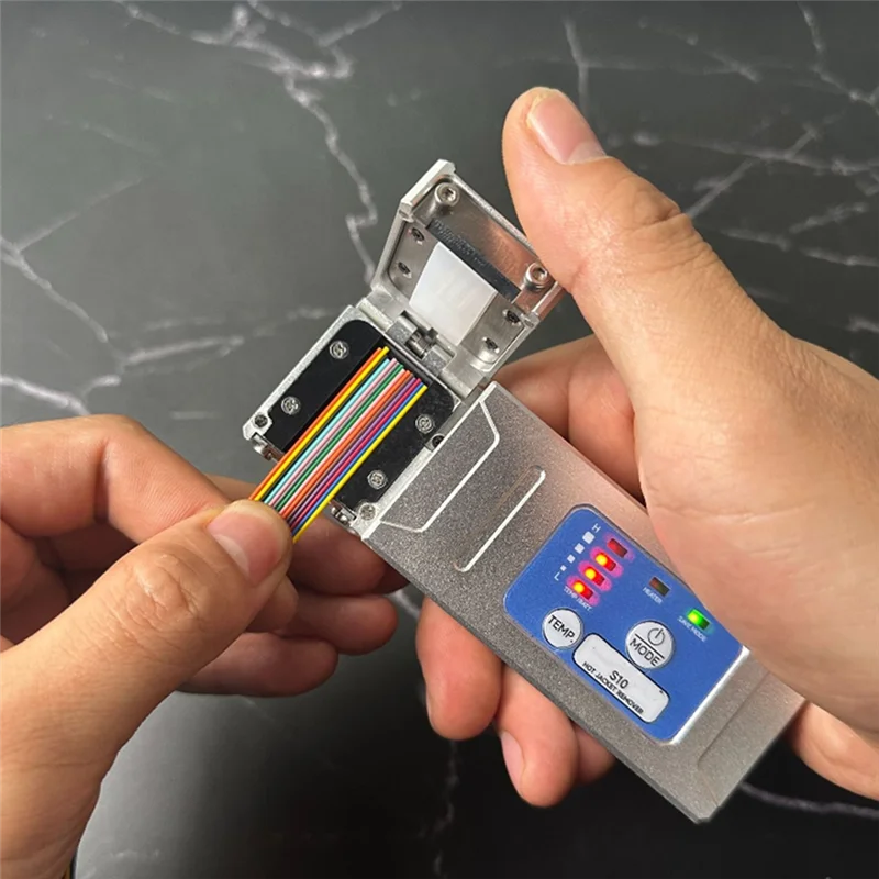 A99E-S10 Fiber Thermal Stripper Pliers Heated Optical Wire Stripping Slitter Ribbon Fiber Hot Jacket Cable Cutter US Plug