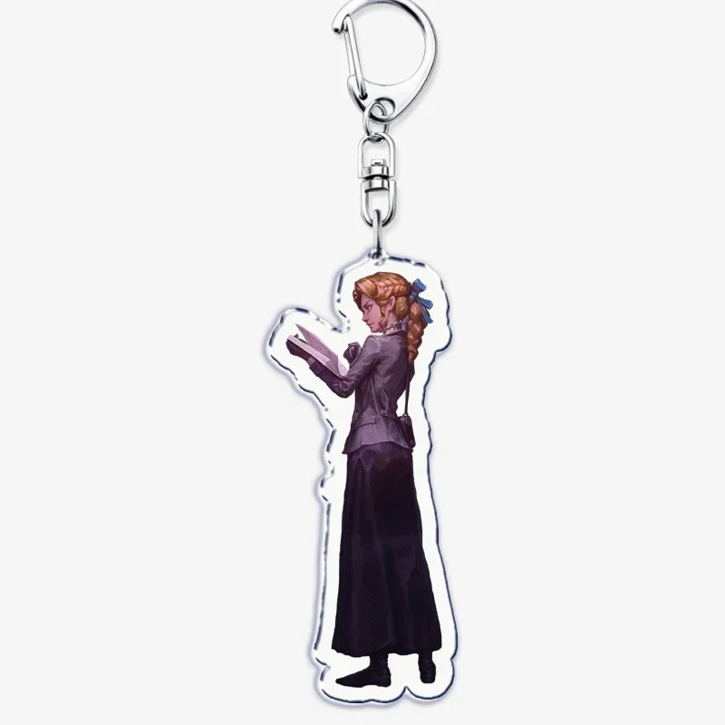 Popular Game Identity V Keychains Ring for Accessories Bag Detective Reporter Survivors Hunters Pendant Key Chain Jewelry Gifts