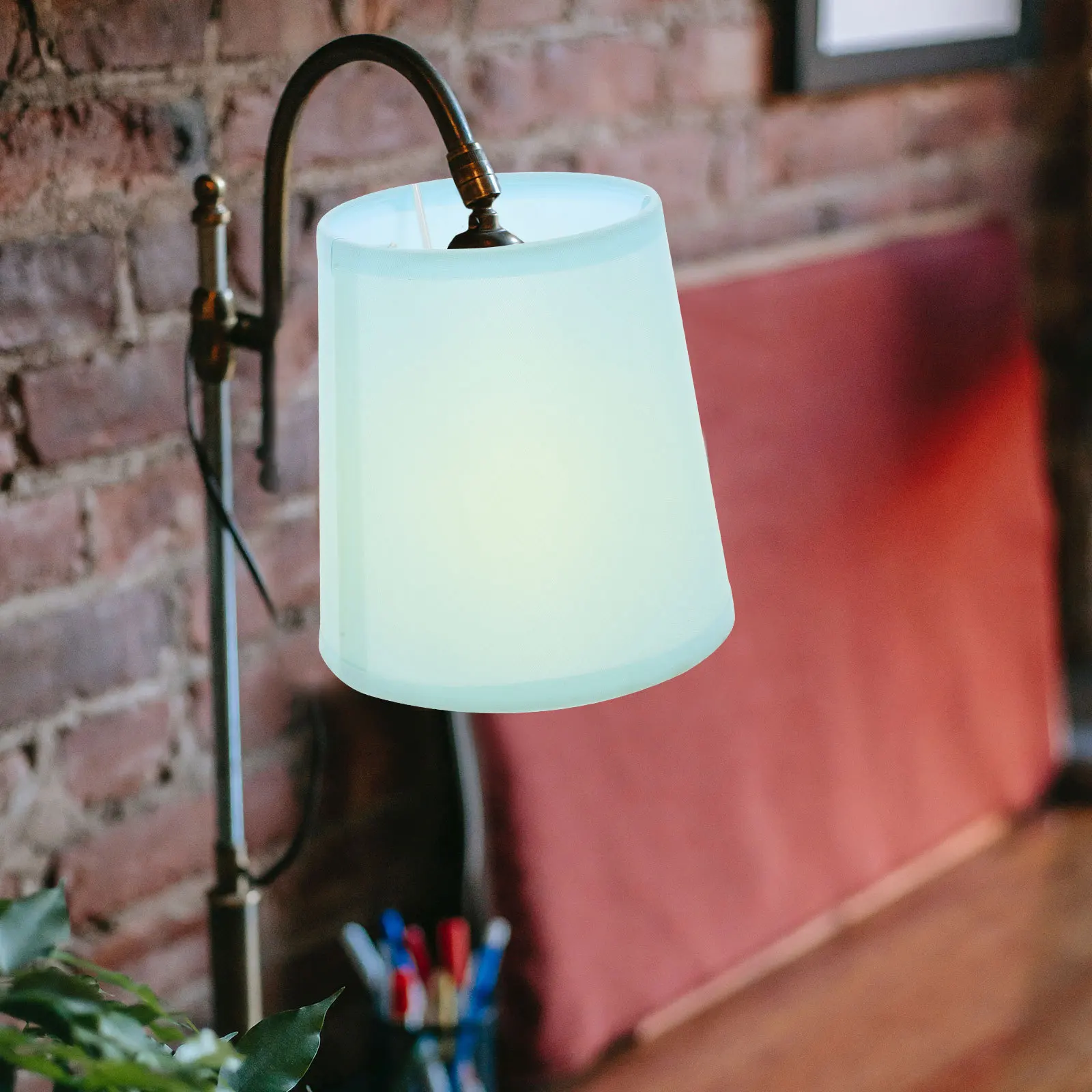 

Lamp Shade Barrel Cloth For Desk Lamp Wall Light Retro Style Small Replacement Cover Indoor Lighting Accessories